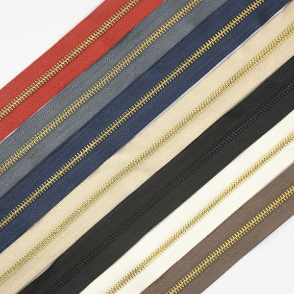 #5 Brass Zipper Tape, 2m (2.2 yards) Cheap