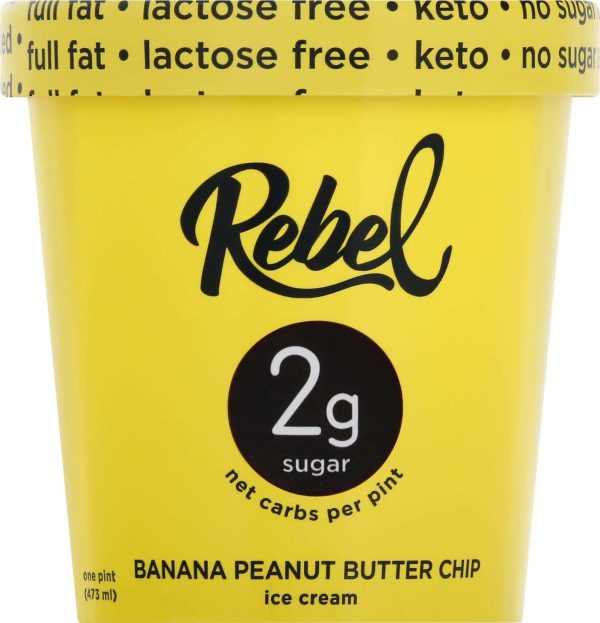 Banana Peanut Butter Chip CASE (8 Pints) Online now - Image 2