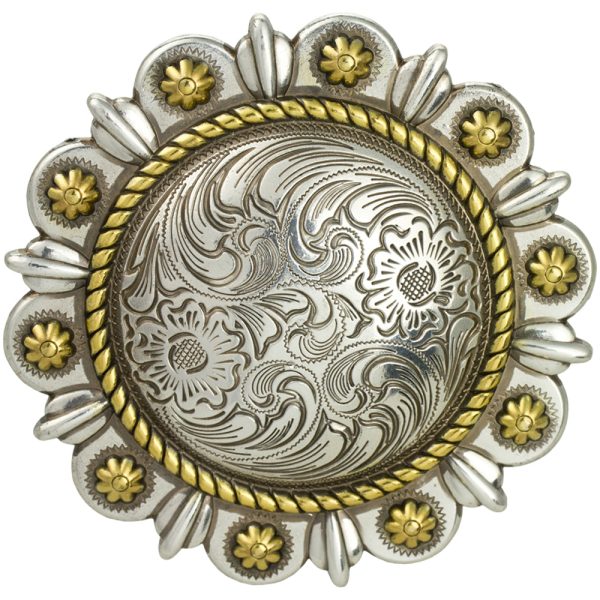 [FINAL SALE] Roped Berry Screw Back Conchos, AS AG Online Hot Sale - Image 4