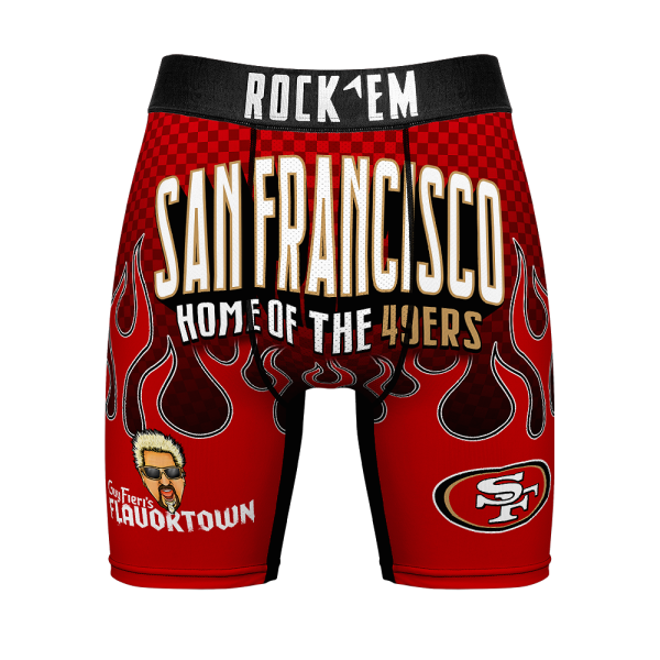 Boxer Briefs - San Francisco 49ers - Guy Fieri Flavor Flames For Cheap