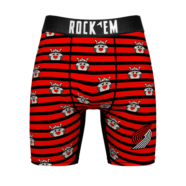 Boxer Briefs - Portland Trail Blazers - Peek-A-Boo Stripes Online