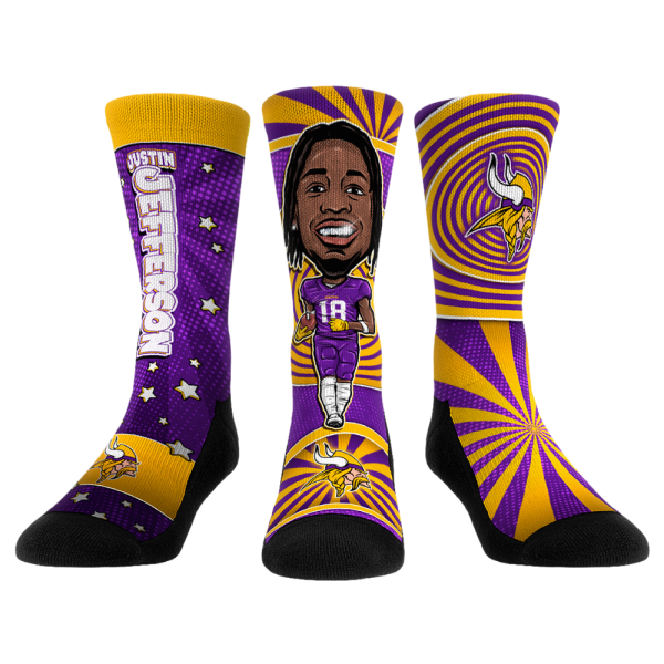 Justin Jefferson - Minnesota Vikings - Bobblehead 3-Pack Sale