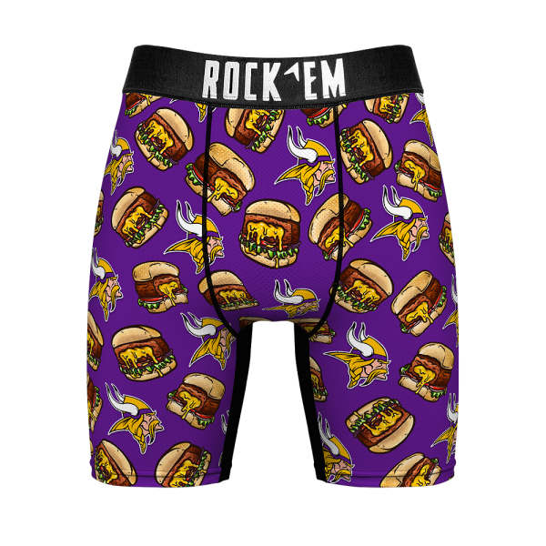 Boxer Briefs - Minnesota Vikings - Juicy Lucy Burger For Sale