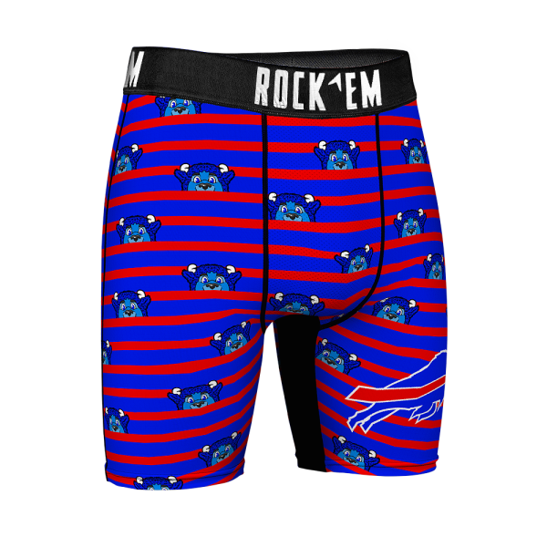 Boxer Briefs - Buffalo Bills - Peek-A-Boo Stripes Cheap - Image 2