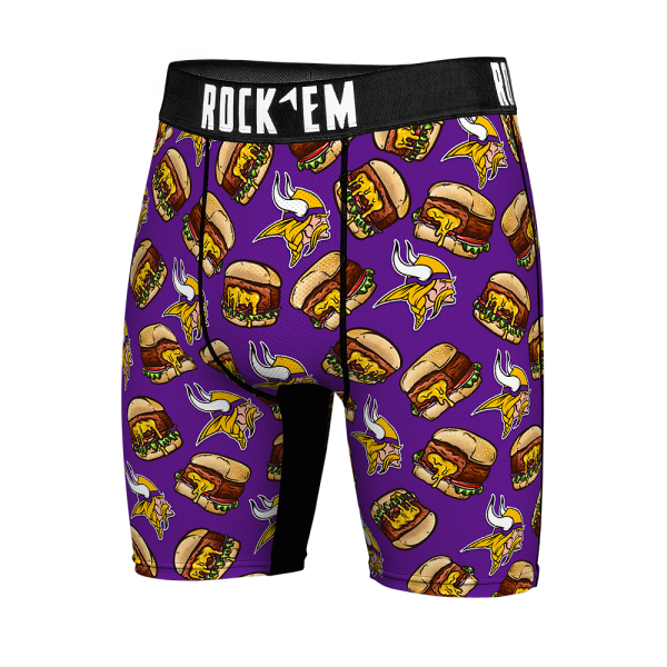 Boxer Briefs - Minnesota Vikings - Juicy Lucy Burger For Sale - Image 4