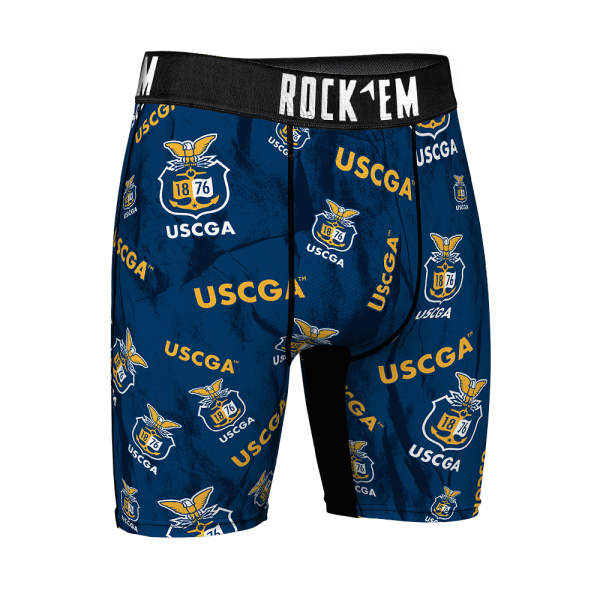 Boxer Briefs - US Coast Guard Academy Bears - Logo All-Over Supply - Image 2