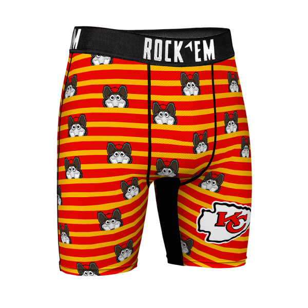 Boxer Briefs - Kansas City Chiefs - Peek-A-Boo Stripes For Discount - Image 2