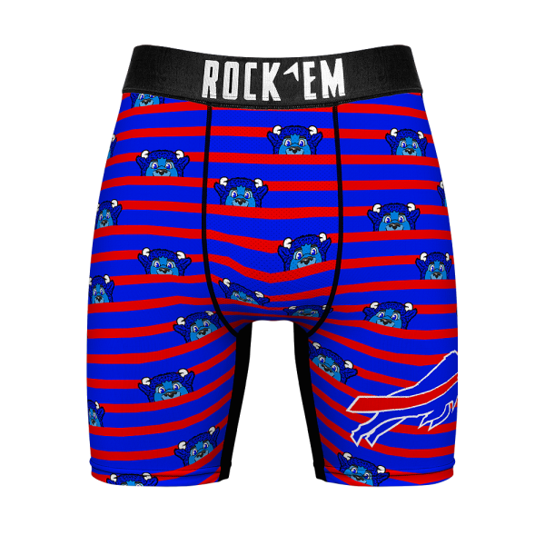 Boxer Briefs - Buffalo Bills - Peek-A-Boo Stripes Cheap