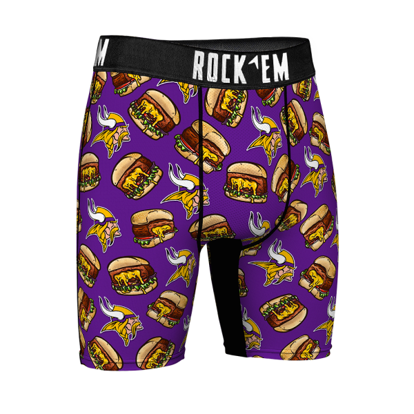 Boxer Briefs - Minnesota Vikings - Juicy Lucy Burger For Sale - Image 2